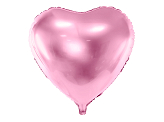 Foil Balloon Heart, 45cm, light pink