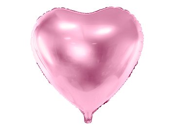 Foil Balloon Heart, 45cm, light pink