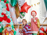 Foil balloon Candy cane, 18.5x35 cm, mix (1 pkt / 5 pc.)