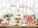 Foil Balloon Number ''9'', 35cm, rose gold