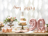 Foil Balloon Number ''9'', 35cm, rose gold