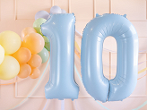 Foil Balloon Number ''1'', 72cm, light blue