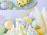 Wooden topper Happy Birthday, 16.5cm