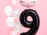 Foil Balloon Number ''9'', 86cm, black