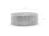 Strass tape, silver, 4x900cm