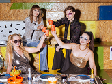 Cups Let's party!, 250 ml, orange (1 pkt / 6 pc.)