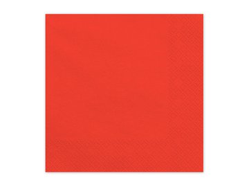 Paper Napkins, red, 33x33 cm (1 pkt / 20 pc.)