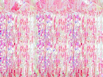 Party curtain, pink iridescent, 100x200cm