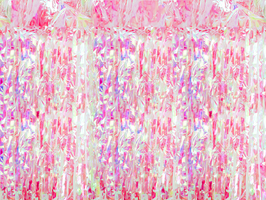 Party curtain, pink iridescent, 100x200cm