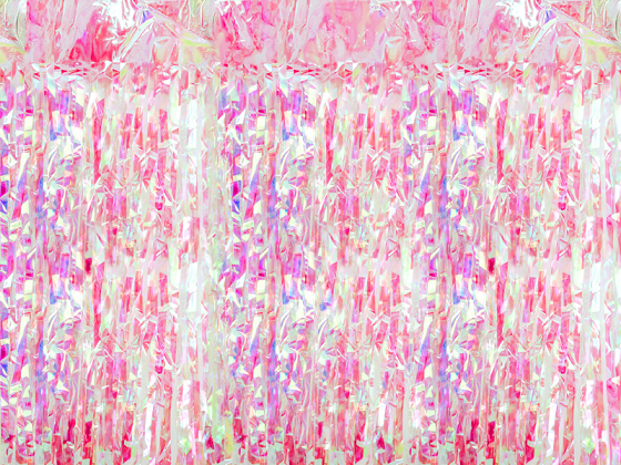 Party curtain, pink iridescent, 100x200cm