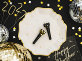 Party horns, 16 cm, holographic (1 pkt / 6 pc.)