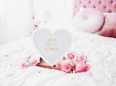 Letter board Heart, mix, 31x29cm