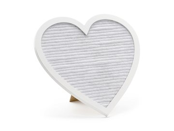Letter board Heart, mix, 31x29cm