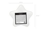 Paper Plates Star, rose gold, 18cm (1 pkt / 6 pc.)