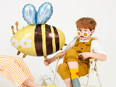 Foil balloon Bumblebee, 63.5x72 cm, mix