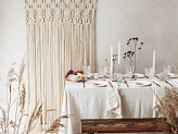 Macrame, off-white, 94.5x171cm