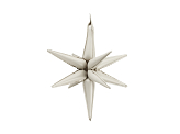 3D foil balloon Star, 70cm, beige