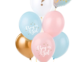 Balloons 30 cm,Boy or Girl, mix (1 pkt / 6 pc.)