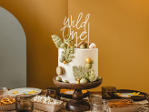 Wooden topper Wild One, 22cm