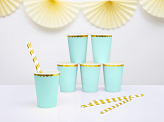 Cups, mint, 220ml (1 pkt / 6 pc.)