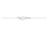 Flower wrist corsage, white