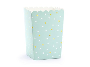 Boxes for popcorn, mix, 7x7x12.5cm (1 pkt / 6 pc.)