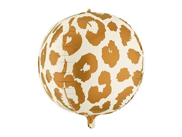 Foil balloon Cheetah Spots Ball, 75 cm, mix