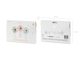 Decorative rosettes Horses, mix, 35 cm (1 pkt / 3 pc.)