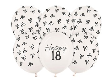 Balloons 30 cm, 18, Pastel Off-white (1 pkt / 6 pc.)