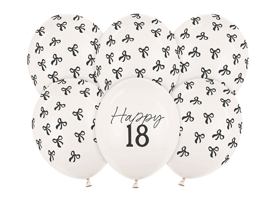 Balloons 30 cm, 18, Pastel Off-white (1 pkt / 6 pc.)