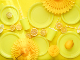 Honeycomb Ball, yellow, 10cm