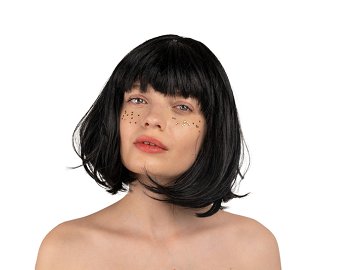 Cleopatra wig, black