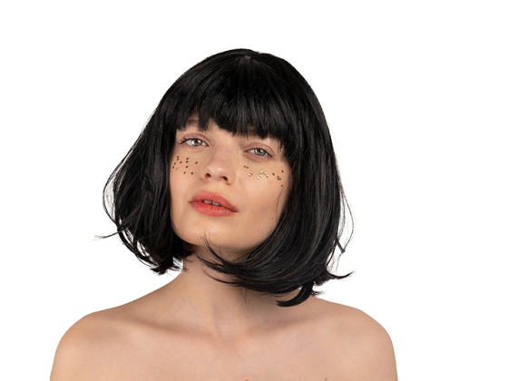 Cleopatra wig, black