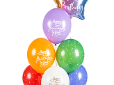 Balloons 30 cm, Happy Birthday To You, mix (1 pkt / 6 pc.)