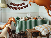 Tablecloth Stirrups, 180x120 cm, mix