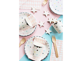 Plates Unicorn - Stars, 18 cm (1 pkt / 6 pc.)