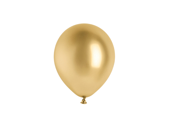 Glossy Balloons 12cm, gold (1 pkt / 50 pc.)