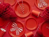 Honeycomb Ball, red, 10cm