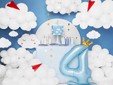 Hanging decoration Clouds, white, 17-28cm (1 pkt / 3 pc.)