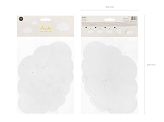 Hanging decoration Clouds, white, 17-28cm (1 pkt / 3 pc.)