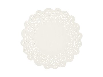 White plate mats, diameter approx. 35.5 cm (1 pkt / 50 pc.)