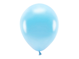 Eco Balloons 30cm metallic, light blue (1 pkt / 10 pc.)