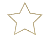 Hanging decorations Stars, mix (1 pkt / 3 pc.)