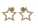 Hanging decorations Stars, mix (1 pkt / 3 pc.)