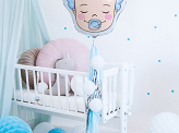 Foil balloon Baby - Boy, 40x45cm, mix