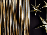 Party curtain, gold, 90x250cm