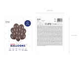 Strong Balloons 27cm, Pastel Cocoa Brown (1 pkt / 10 pc.)