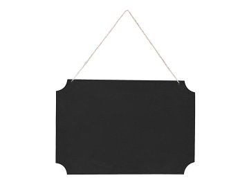 Hanging chalkboard sign, black