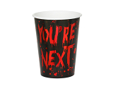 Cups You're next, 250 ml, black-red (1 pkt / 6 pc.)