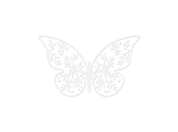 Paper Decorations Butterfly, 6.5 x 4cm (1 pkt / 10 pc.)